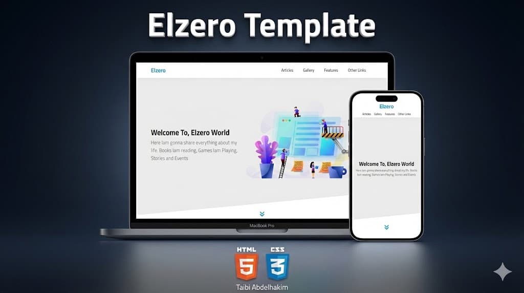 Screenshot of Elzero Template