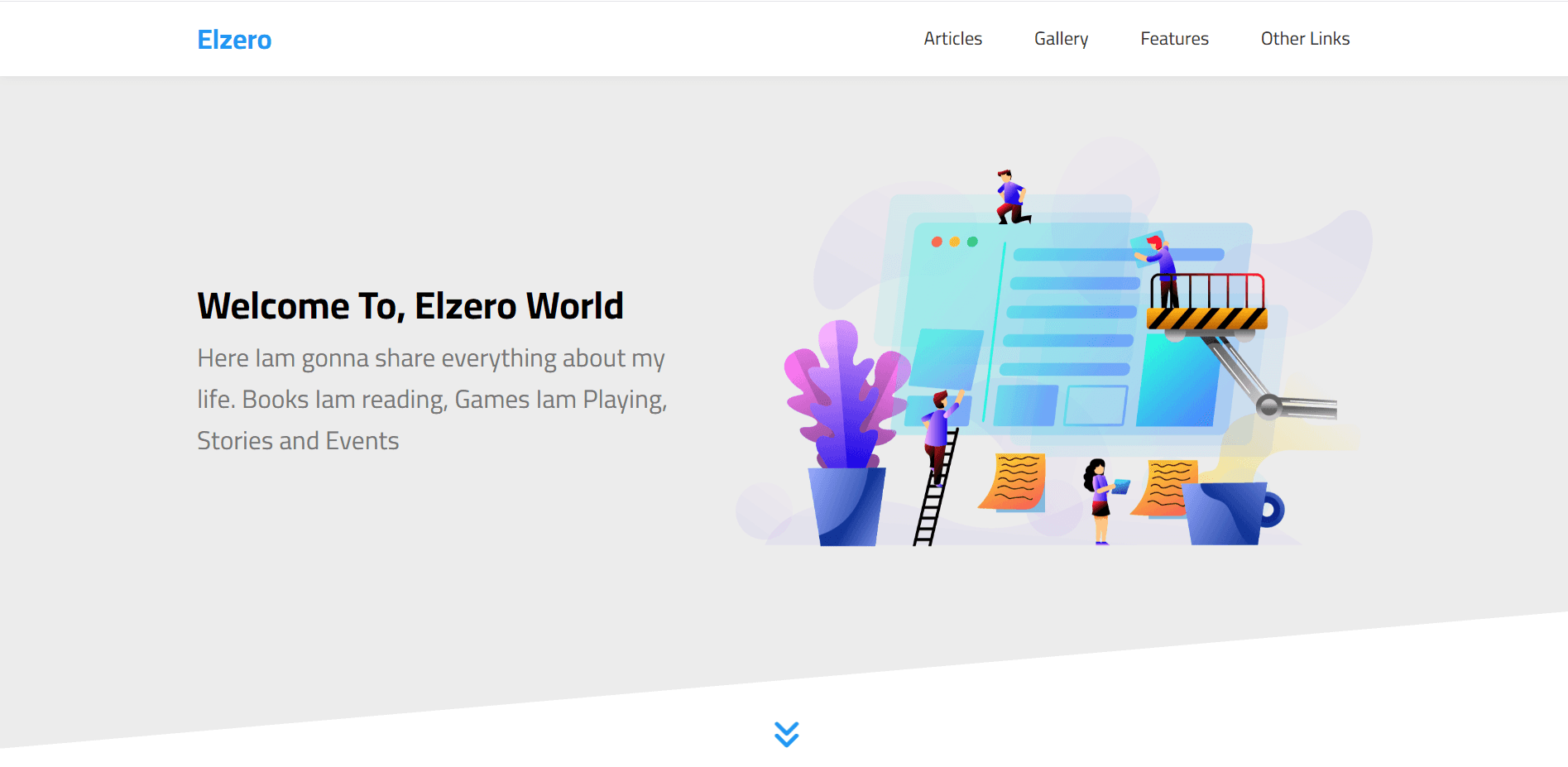 Elzero Template Screenshot 2