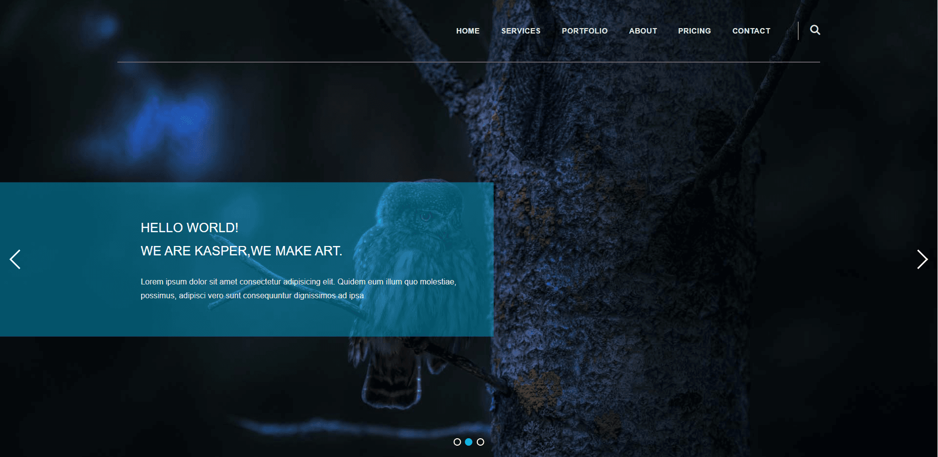 Kasper Template Screenshot 2