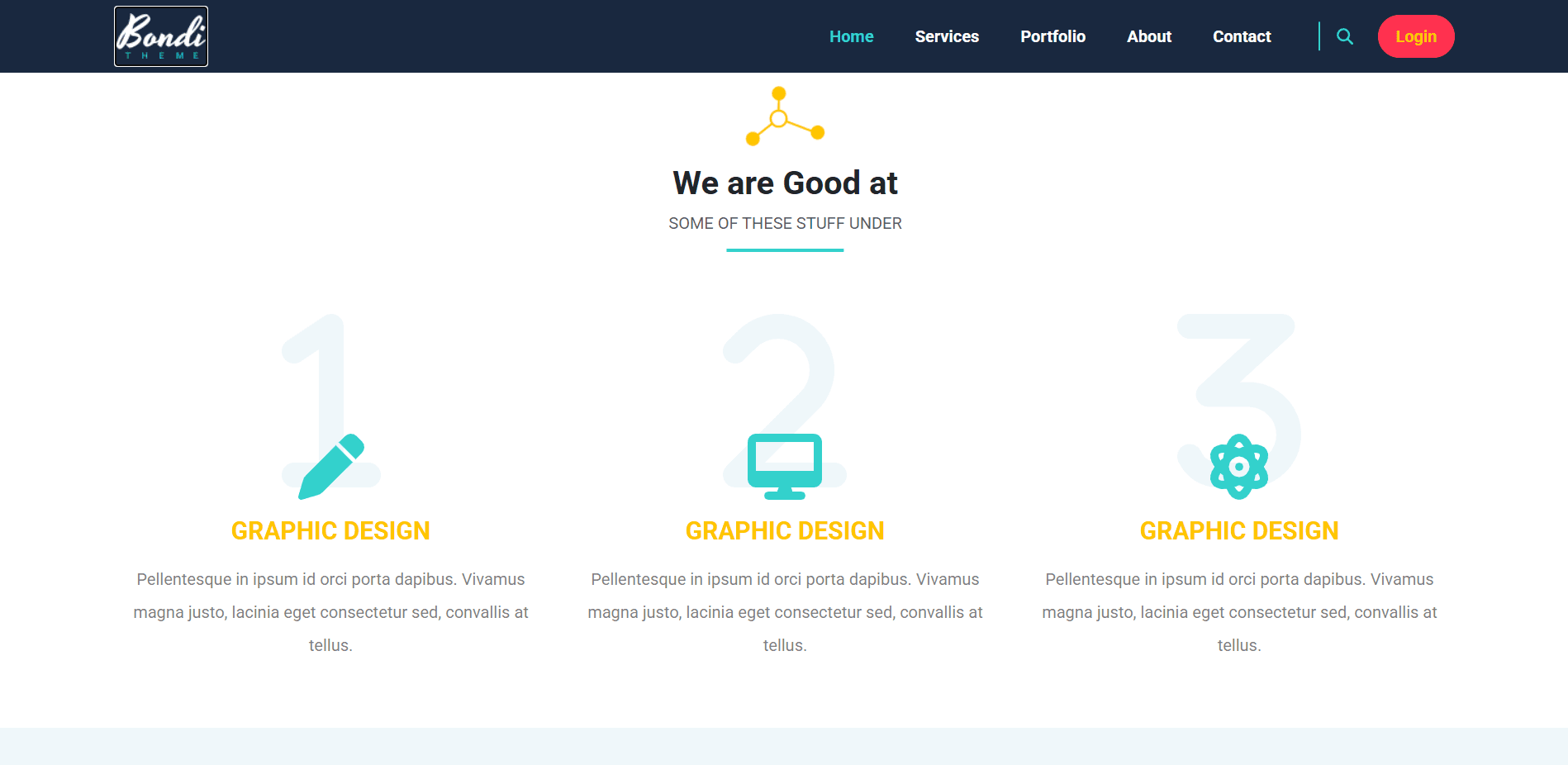 Bondi Template Screenshot 3