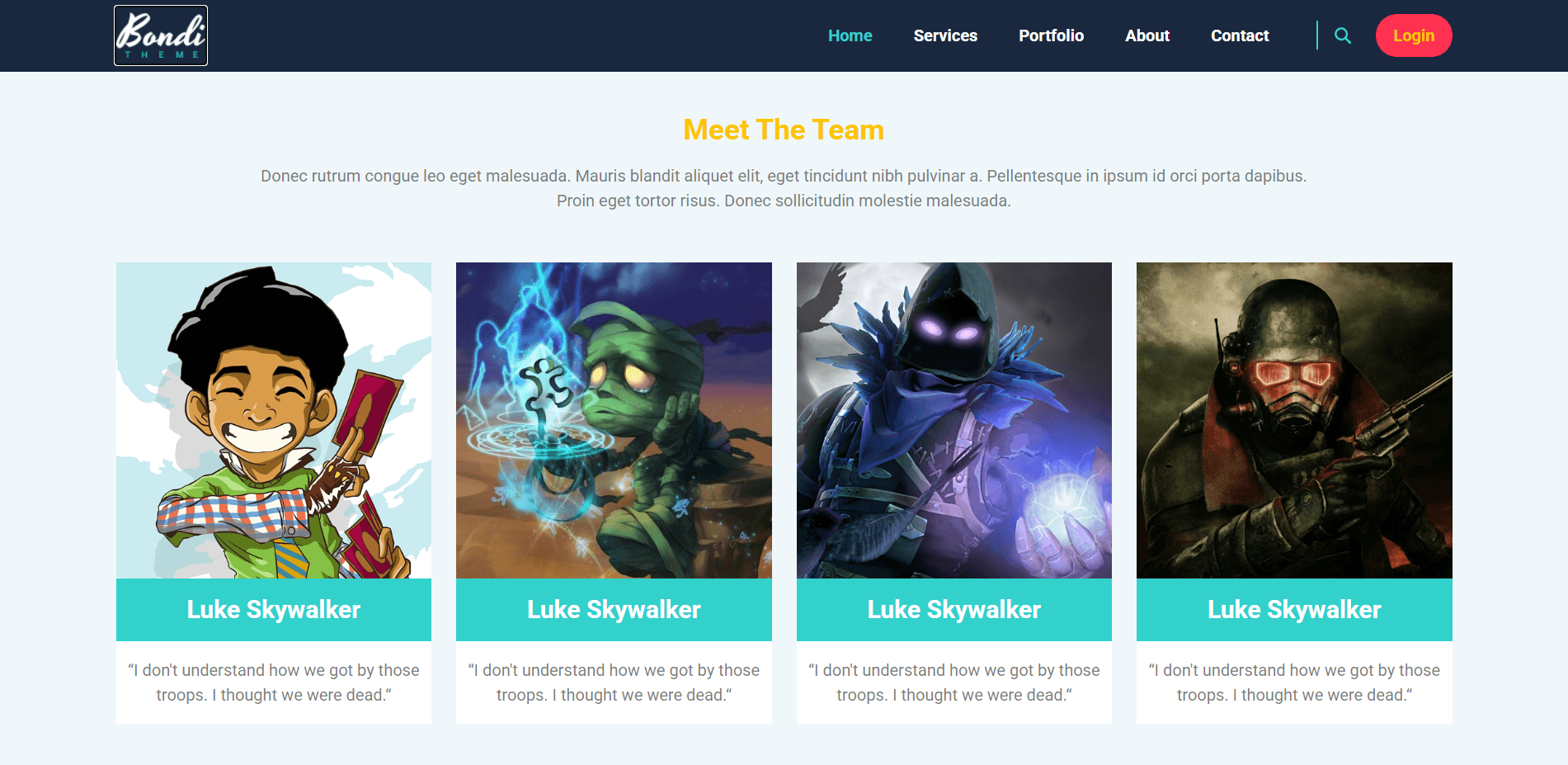 Bondi Template Screenshot 6