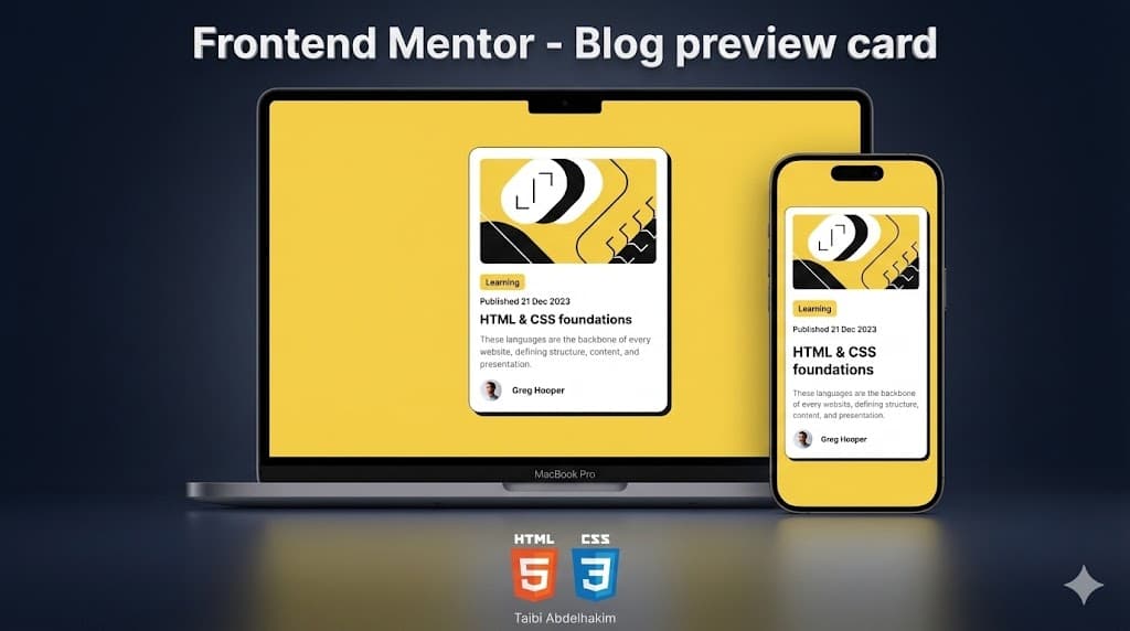Screenshot of Frontend Mentor - Blog Preview Card