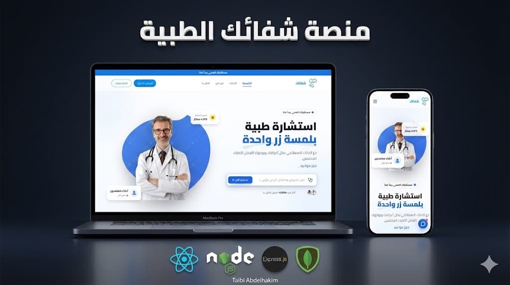 Screenshot of Shifaouk Medical Platform