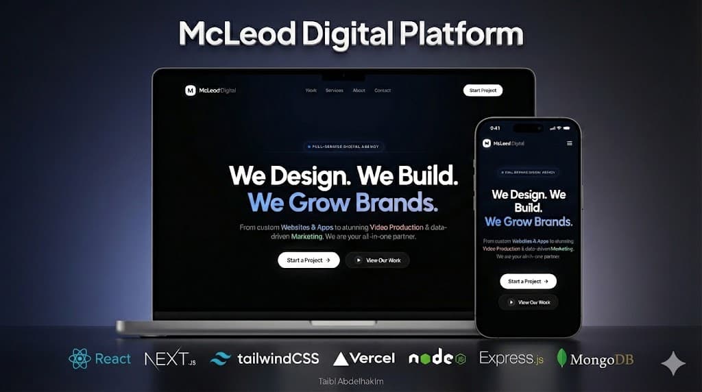 Screenshot of McLeod Digital